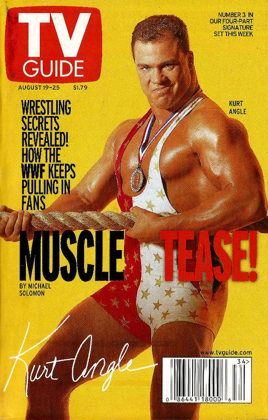 TV Guide August 2000 Kurt Angle 1 of 4