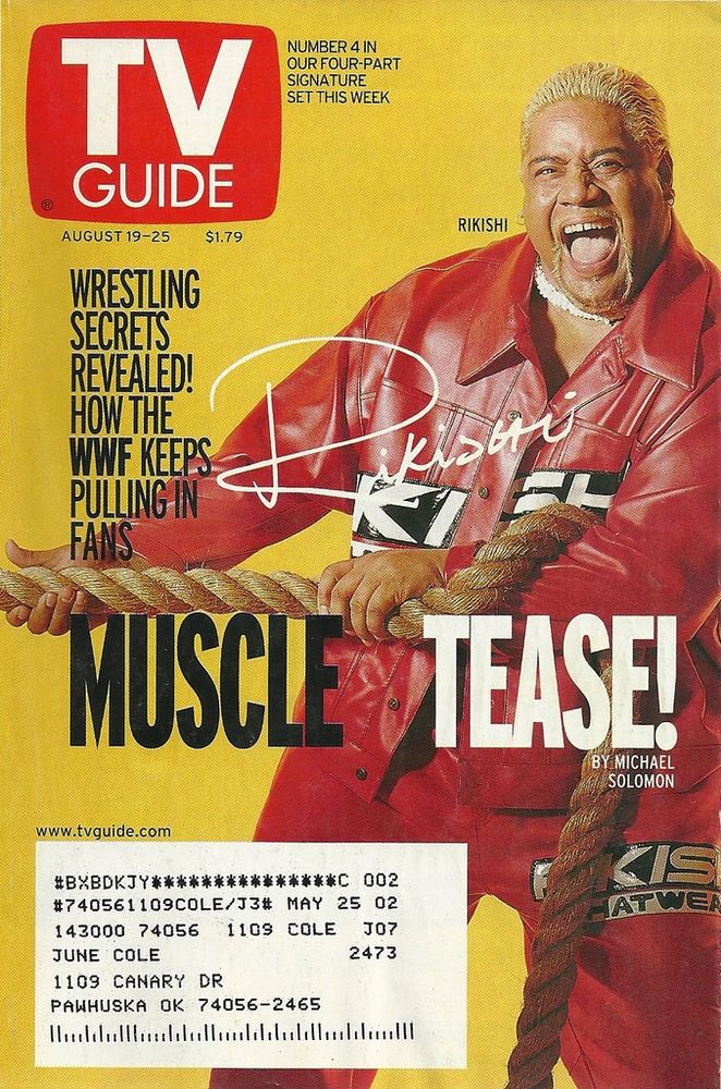 TV Guide August 2000 Rikishi 1 of 4