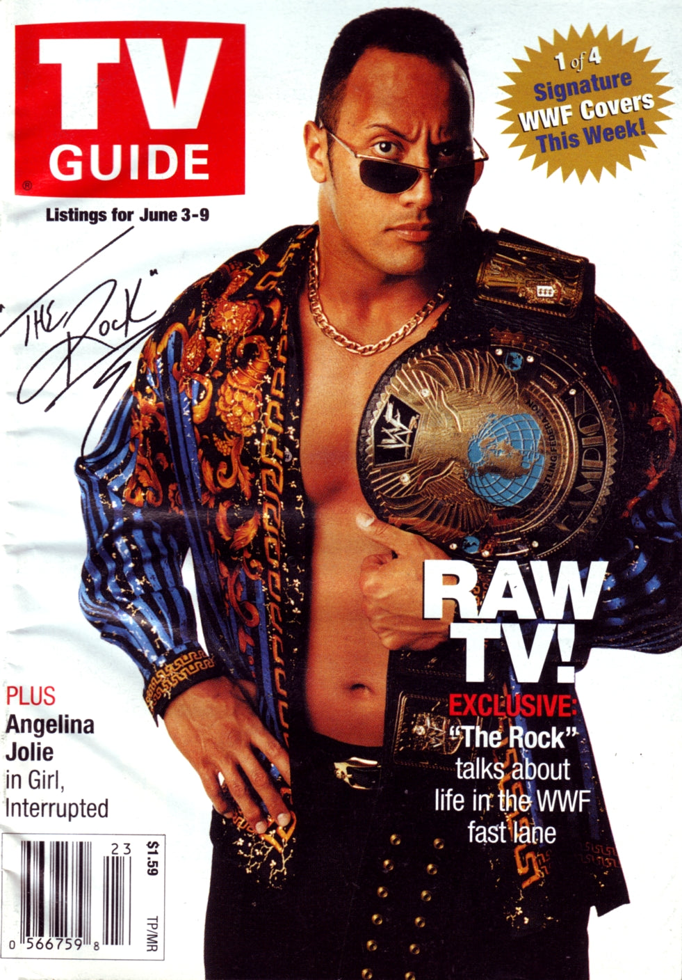 TV Guide Canada The Rock Magazine June 3-9 2000 1 of 4