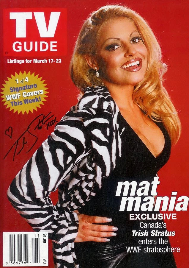 TV Guide Canada Trish Stratus Volume 25 No. 11 Issue 1264 Eastern Ontario Edition March 17, 2001 1 of 4 Magazine PWcatalog