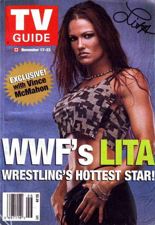 TV Guide Canada Lita Vol 25 # 46 November 2001