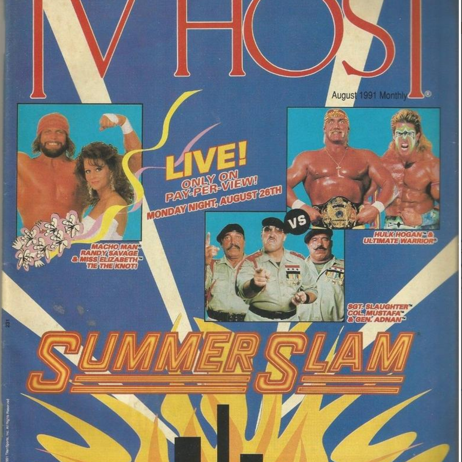 TV Host August 1991 Magazine PWcatalog