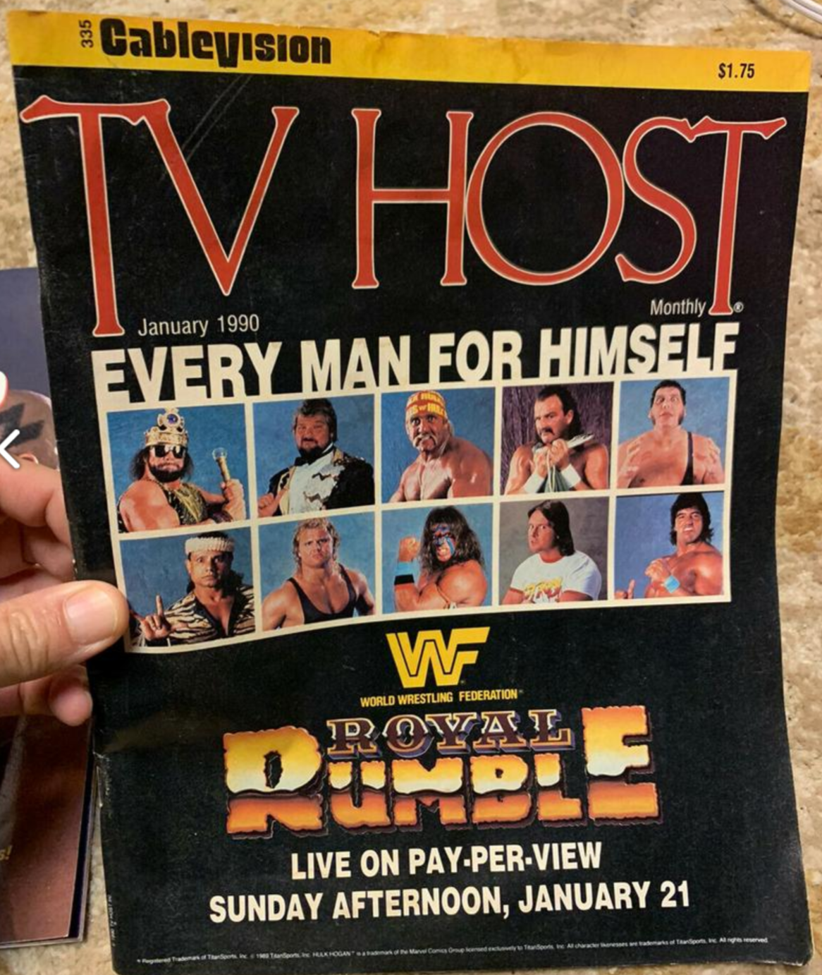 TV Host January 1989 Royal Rumble