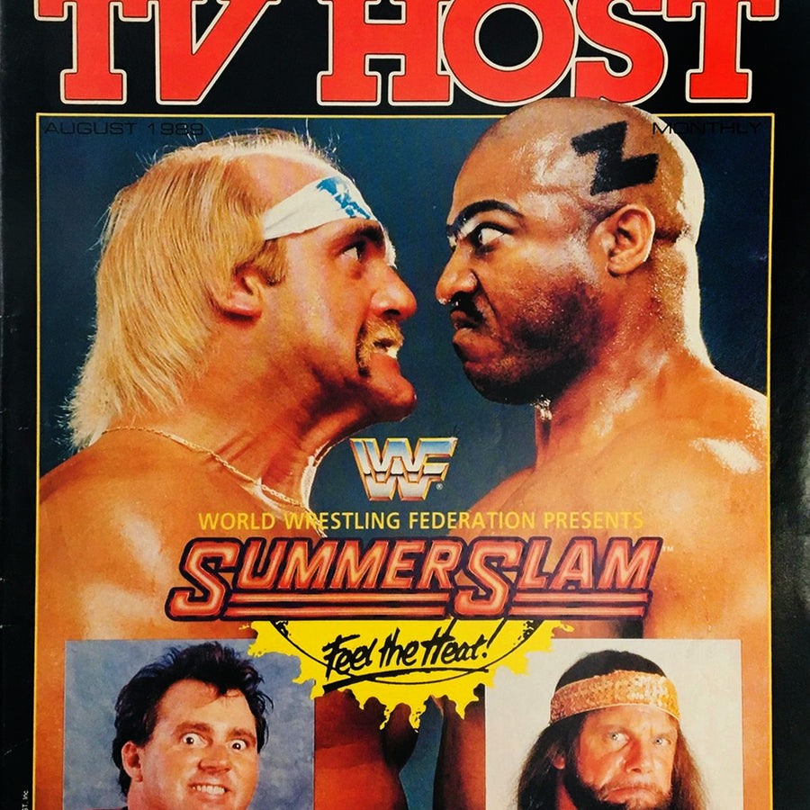 TV Host Magazine August 1989 Vol 9 #1 Hulk Hogan Magazine PWcatalog