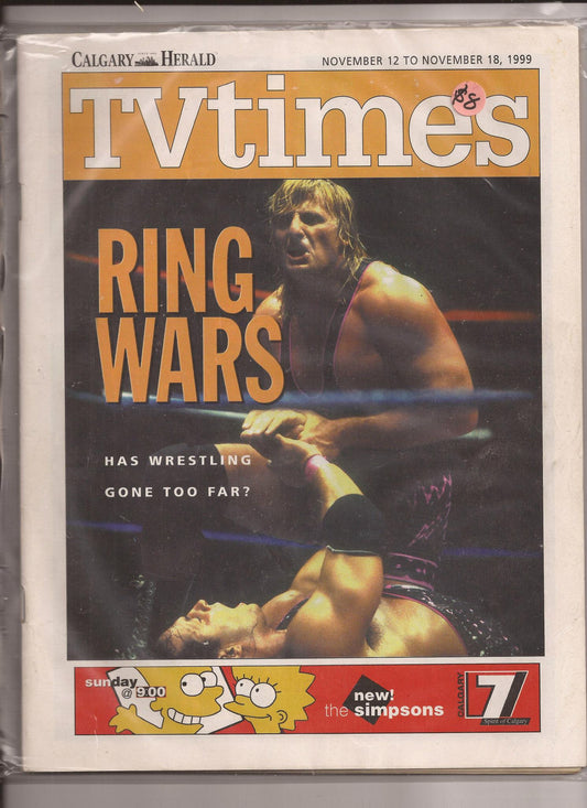 TV Times 1999 Owen Hart