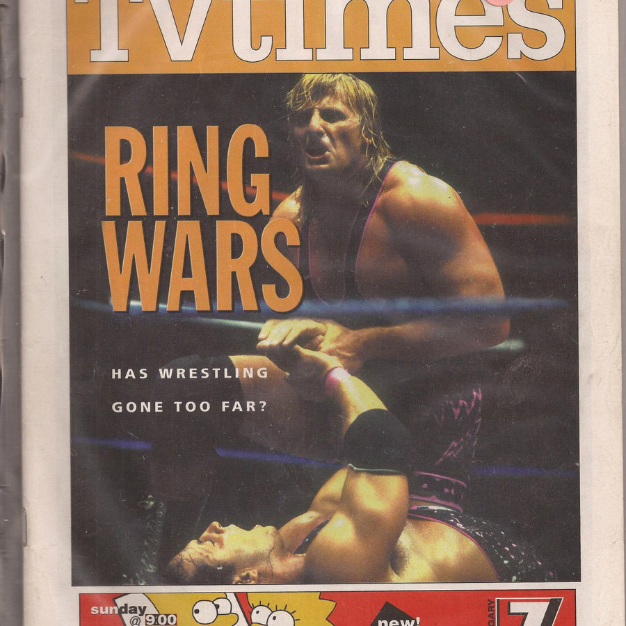 TV Times 1999 Owen Hart Magazine PWcatalog