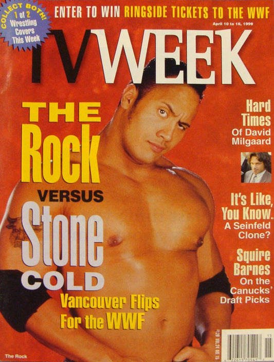 TV Week 1999 April The Rock