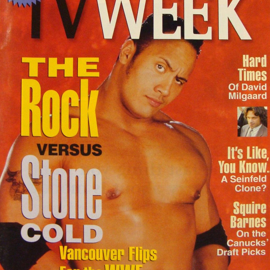 TV Week 1999 April The Rock Magazine PWcatalog