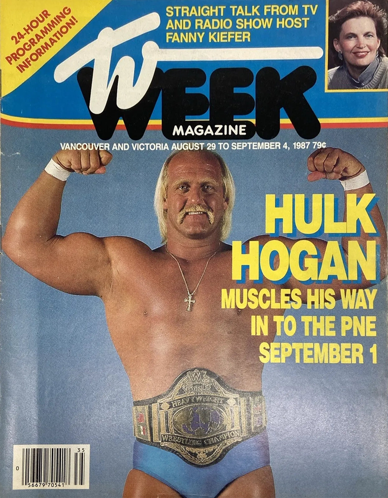 TV Week Magazine September 1987 Hulk Hogan