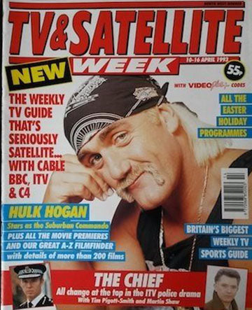 TV & Satellite Week 10 May 1993 Hulk Hogan Magazine PWcatalog