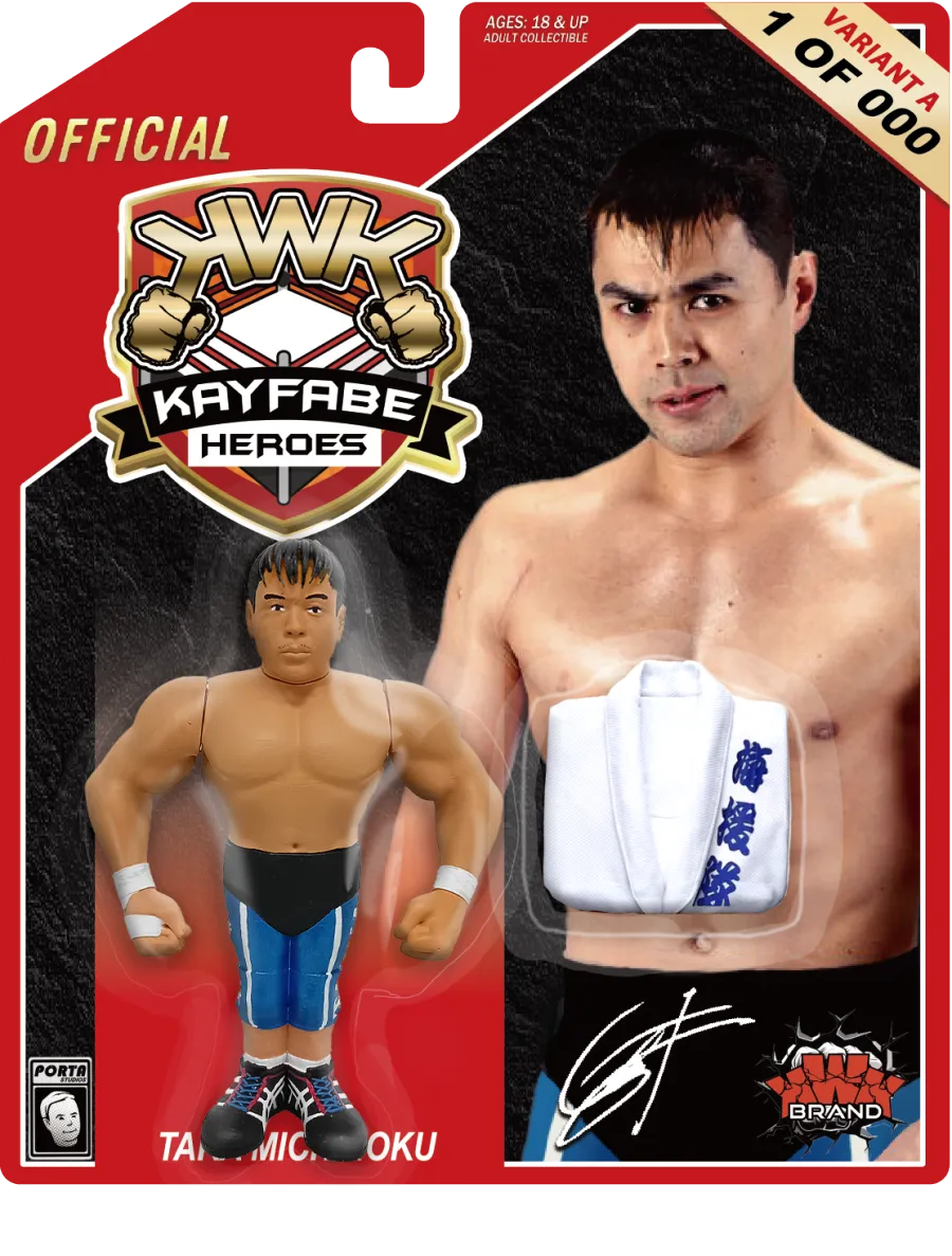 KWK Kayfabe Heroes Series 2 Taka Michinoku [Variant A] PW Catalog