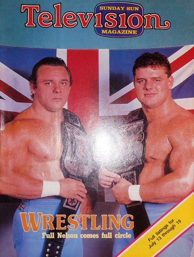 Television 1986 British Bulldogs Magazine PWcatalog