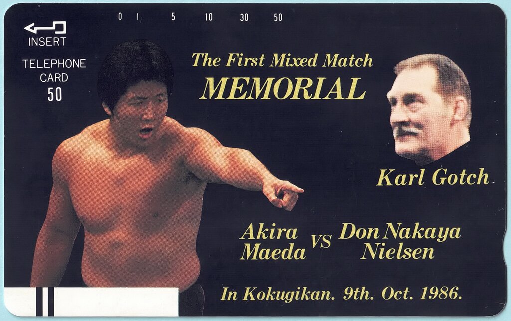 Japan The First Mixed Match - Memorial Phone Card