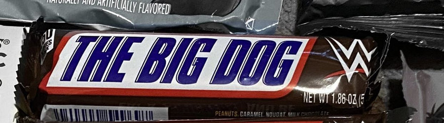 WWE Snickers Bar WrestleMania 37 dollar general exclusive Roman Reigns The Big Dog PWcatalog