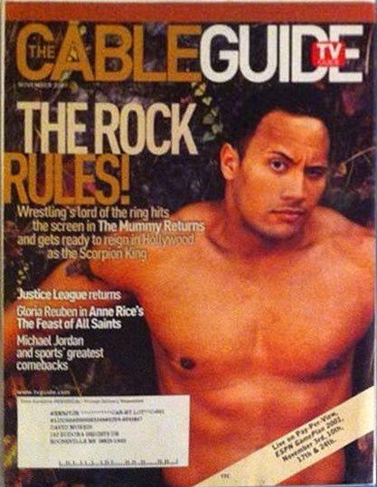 The Cable Guide 2001 November The Rock Magazine PWcatalog