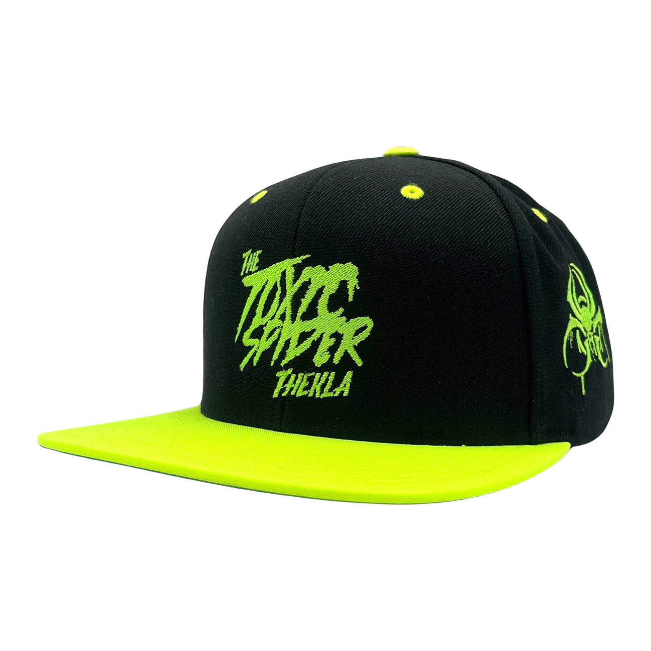 Thekla Toxic Spider Premium Embroidered Flatbill Snapback Hat PW Catalog