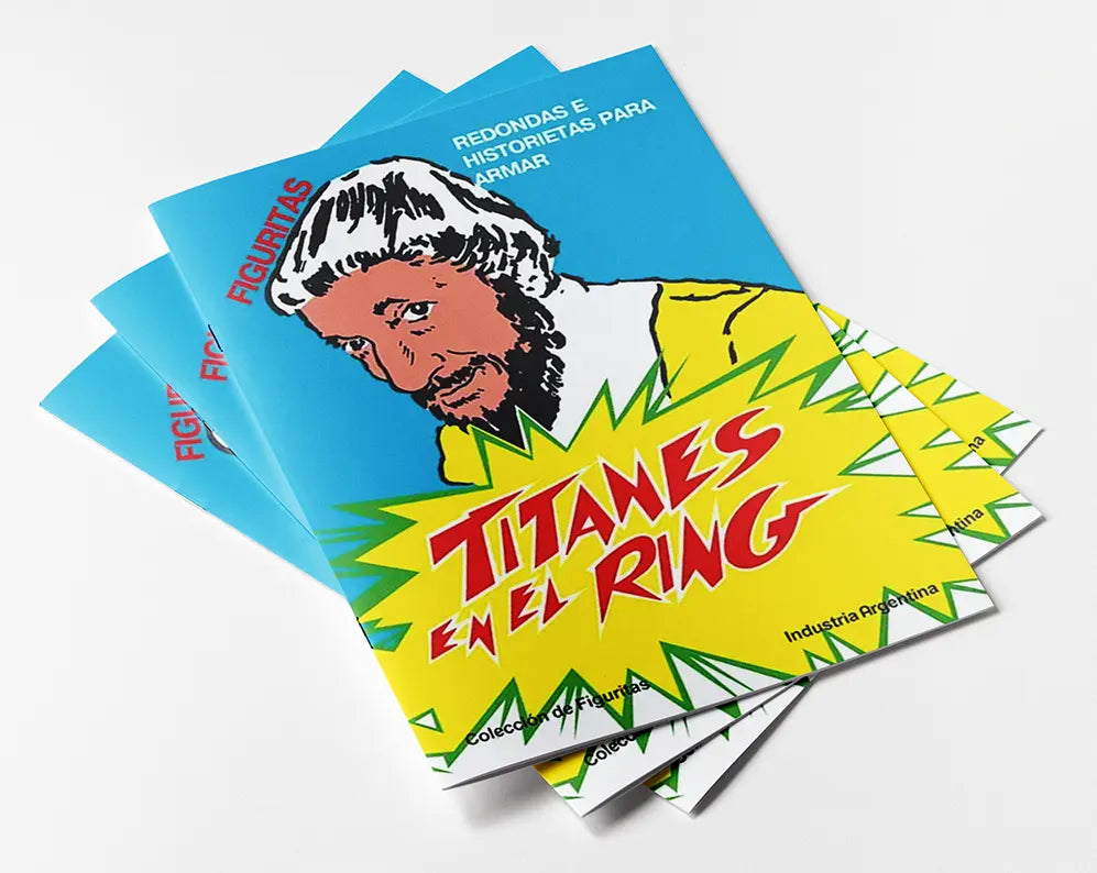 Titanes en el Ring Stickers Album From Argentina 1982 Stickers Album PW Catalog