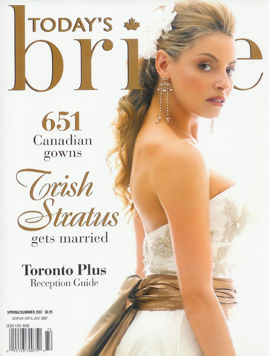 Today's Bride Magazine Summer 2007 Trish Stratus