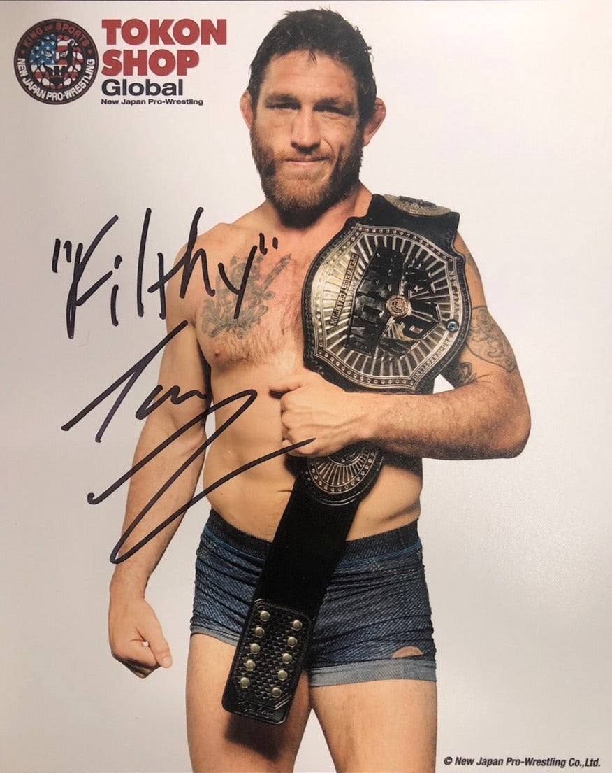 Autographed Tom Lawlor Portrait 2022 02 TSG Belt on Shoulder Other Goods PW Catalog