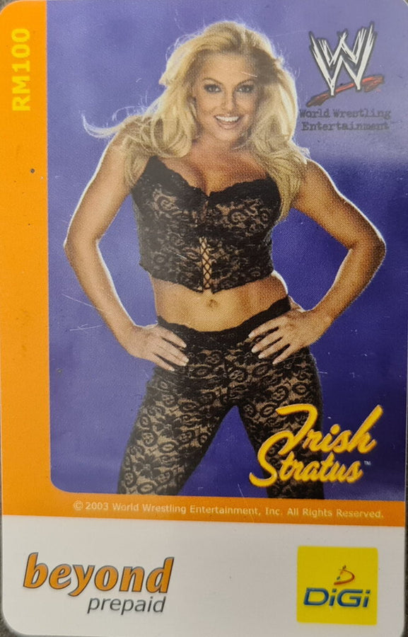 WWE 2003 Trish Stratus Digi Prepaid Reload Card Malaysia Pwcatalog