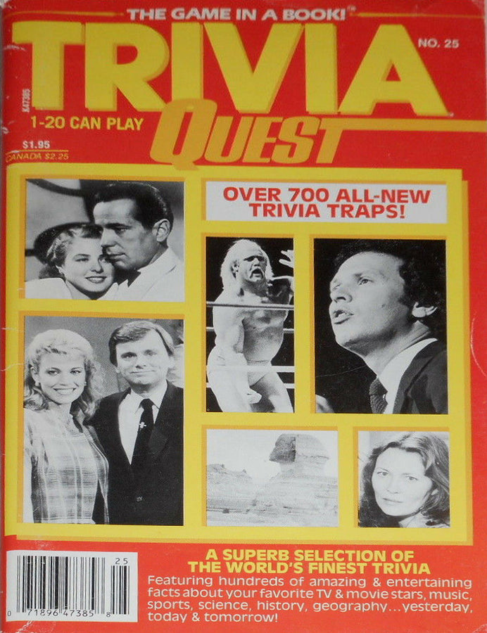 Trivia Quest Magazine December 1986 Magazine PWcatalog