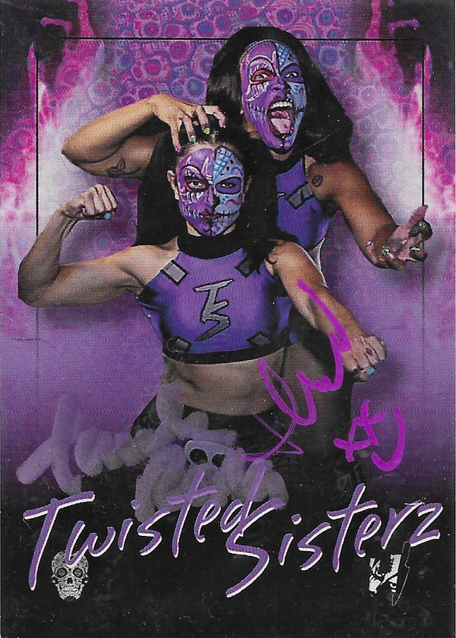 Twisted Sisterz trading card PW Catalog