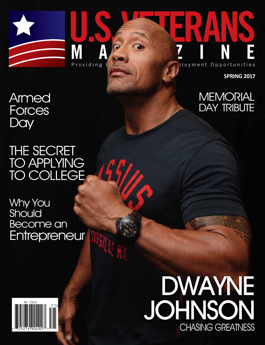 U.S. Veterans MagazinesSpring  2017 The Rock