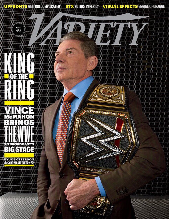Variety May 2019 Vince McMahon Magazine PWcatalog