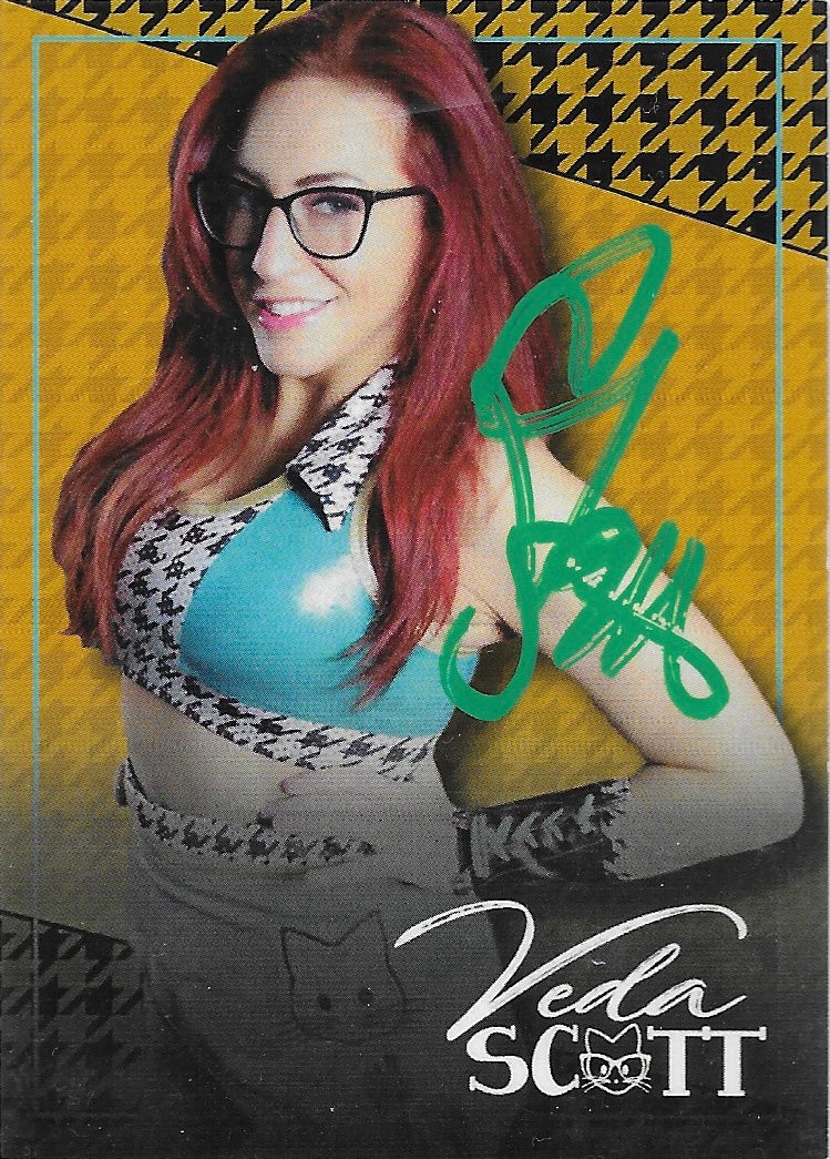 Veda Scott trading card PW Catalog