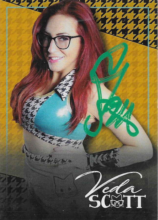 Veda Scott trading card PW Catalog