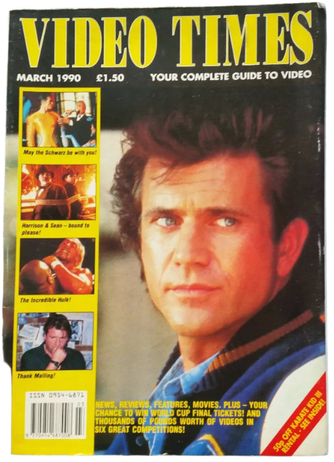 Video Times Magazine March 1990 Magazine PWcatalog
