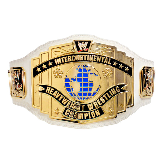WWE White Intercontinental Championship Replica Title Belt PW Catalog