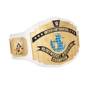 WWE White Intercontinental Championship Commemorative Title Belt (2014) PW Catalog