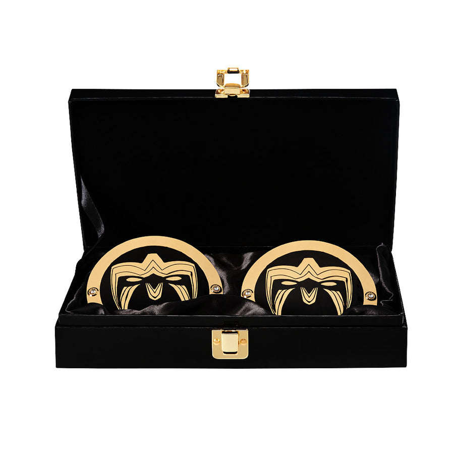 Ultimate Warrior WWE World Heavyweight Championship Replica Title Side Plate Box Set