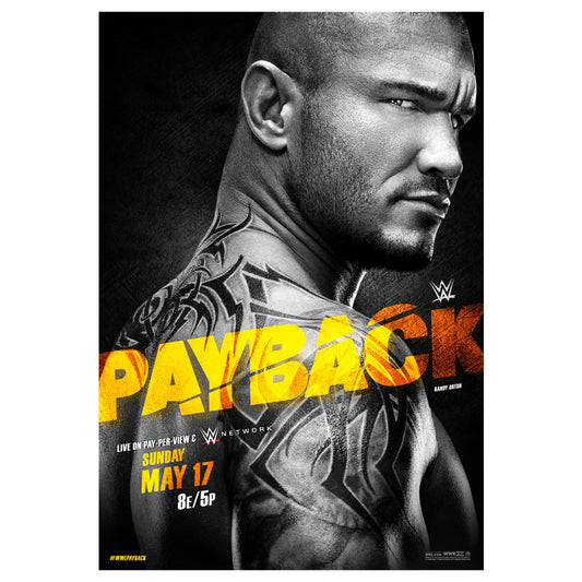 WWE Payback 2015 Event Poster PW Catalog