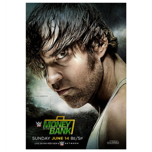 WWE Money in the Bank 2015 Poster PW Catalog
