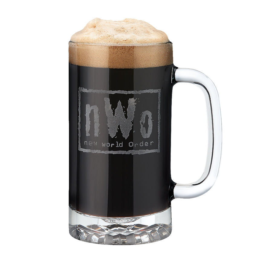 nWo 16 oz Glass Mug