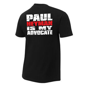 Paul Heyman "Advocate" Authentic T-Shirt