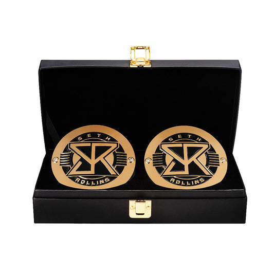 Seth Rollins WWE World Heavyweight Championship Replica Title Side Plate Box Set PW Catalog