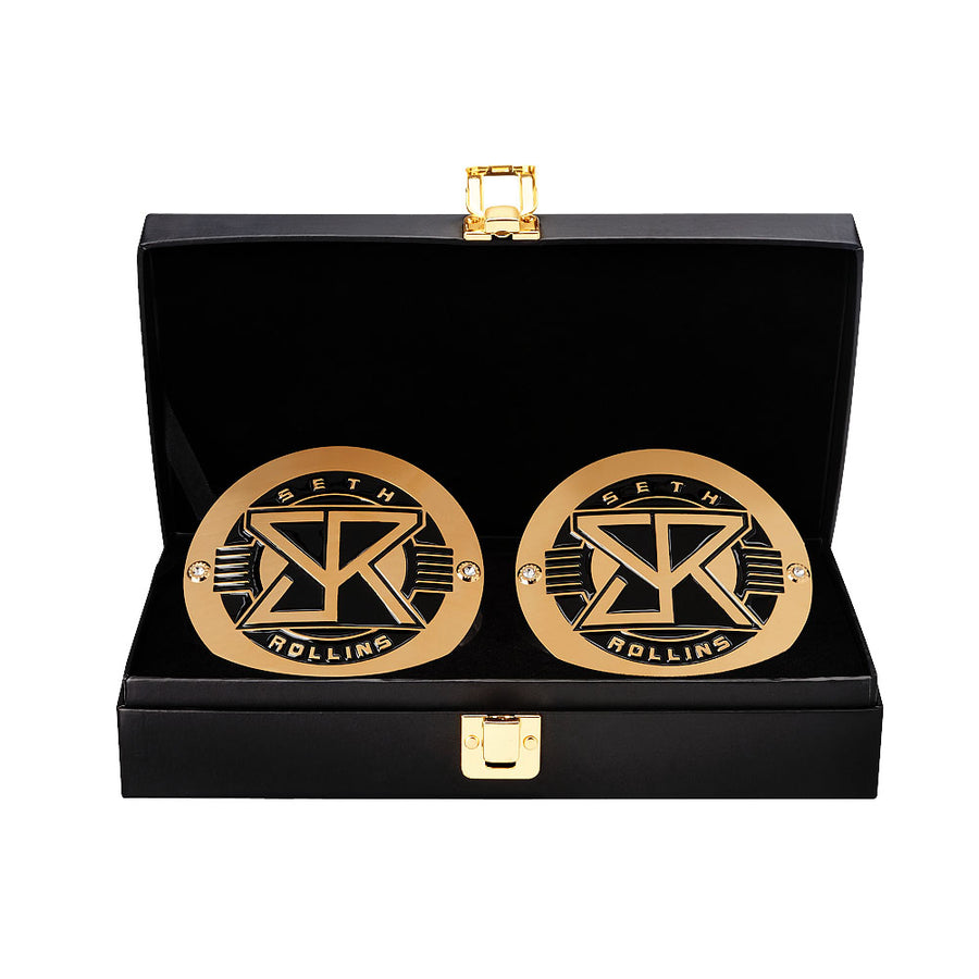 Seth Rollins WWE World Heavyweight Championship Replica Title Side Plate Box Set