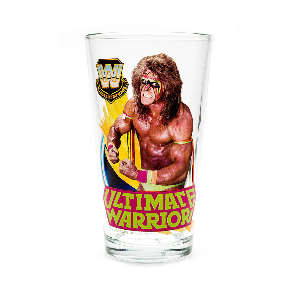 Ultimate Warrior Toon Tumbler Pint Glass