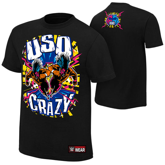 The Usos "Uso Crazy" Alternate Youth Authentic T-Shirt - WWE Shop