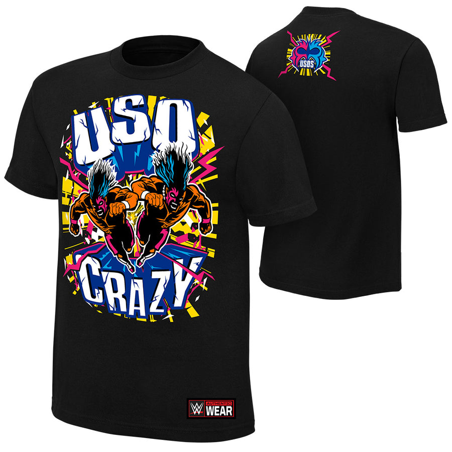 The Usos "Uso Crazy" Alternate Youth Authentic T-Shirt - WWE Shop