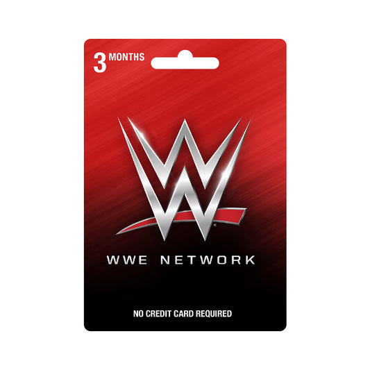 WWE Network 3-Month Subscription Prepaid Card PW Catalog