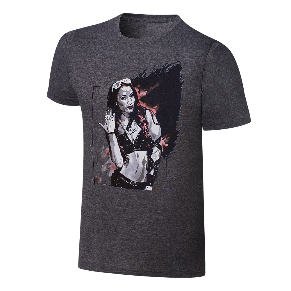 Sasha Banks Rob Schamberger Artwork T-Shirt T-Shirt PW Catalog