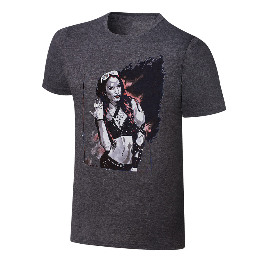 Sasha Banks Rob Schamberger Artwork T-Shirt T-Shirt PW Catalog
