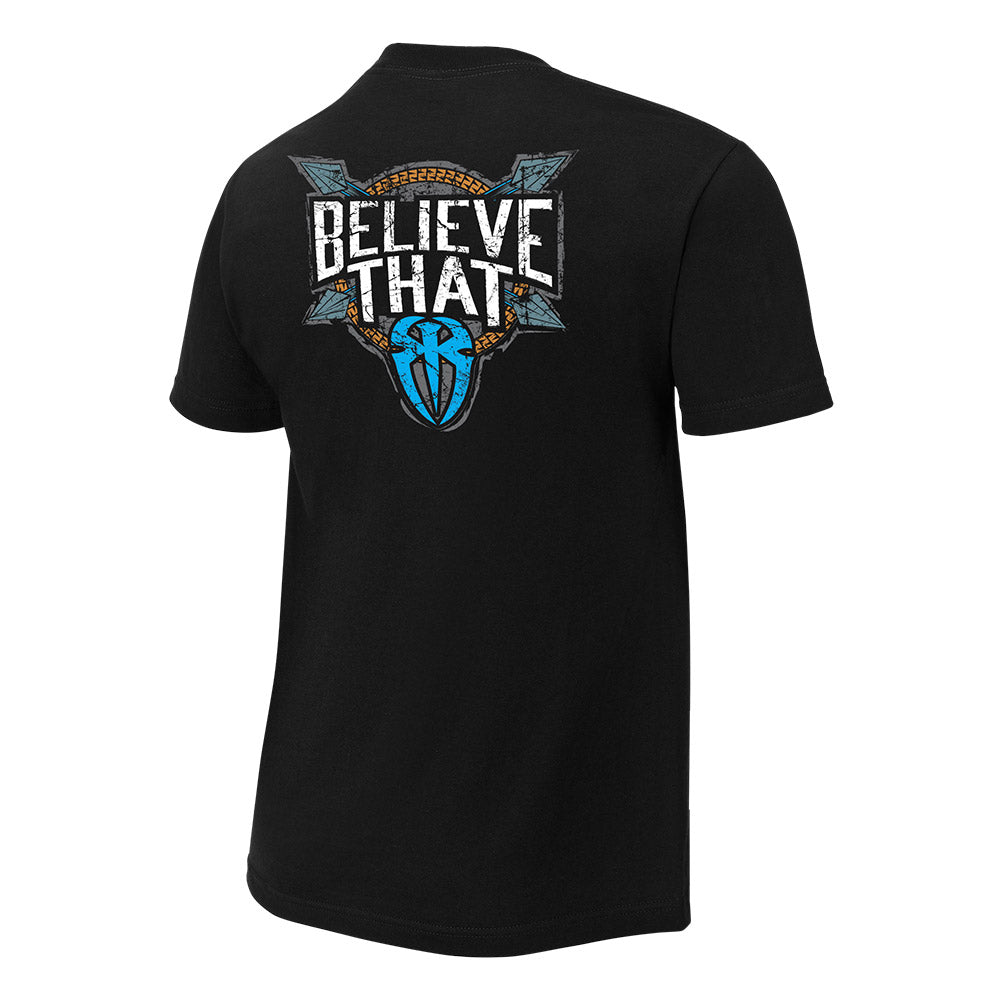 Roman Reigns "Spare No One, Spear Everyone" Authentic T-Shirt T-Shirt PW Catalog