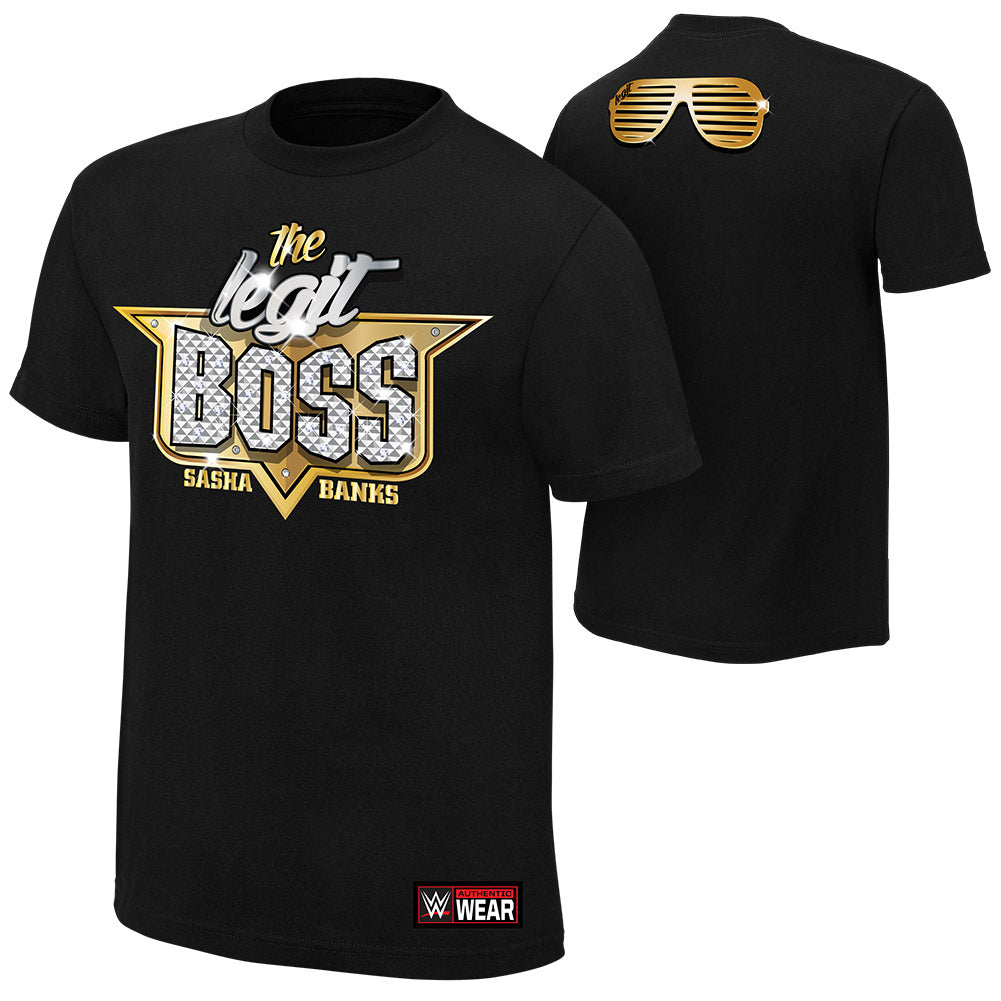 Sasha Banks "Sky's The Limit" Authentic T-Shirt T-Shirt PW Catalog