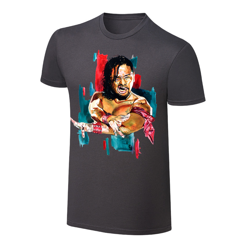 Shinsuke Nakamura Rob Schamberger Artwork T-Shirt T-Shirt PW Catalog