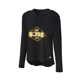 Sasha Banks "Legit Boss" Women's Thermal Hoodie Sweatshirt Sweatshirt PW Catalog